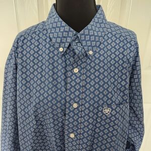 Men's Ariat Size XXL Long Sleeve Button Down Shirt